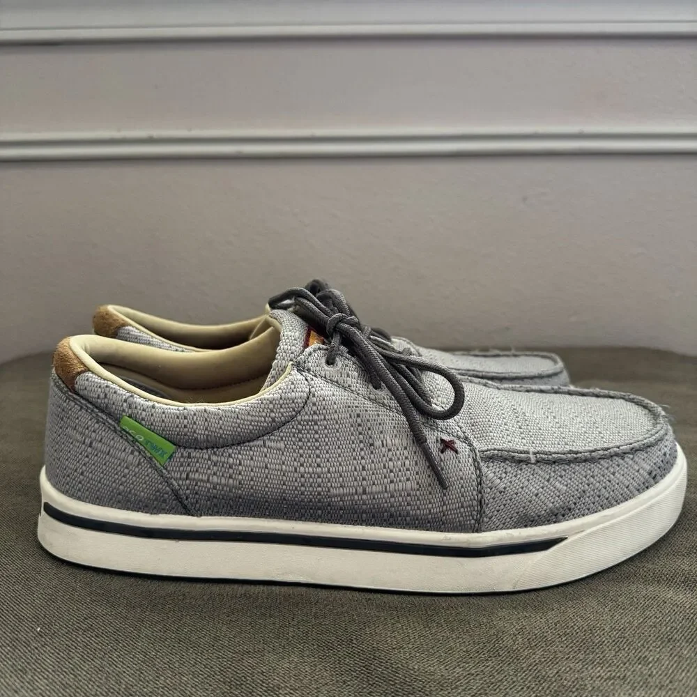 Twisted X Men's Kicks Work Shoes - Nano Composite Toe Light Grey 9W Mcan003
